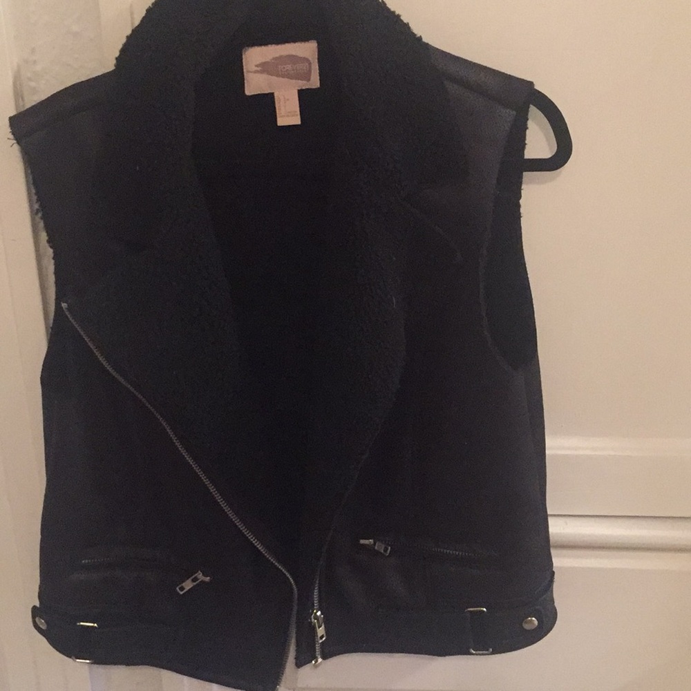 Forever 21 moto vest